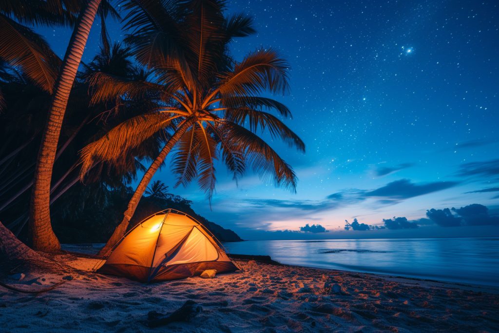 Où trouver les meilleurs campings et bivouacs pour dormir à la belle étoile en Guadeloupe ?