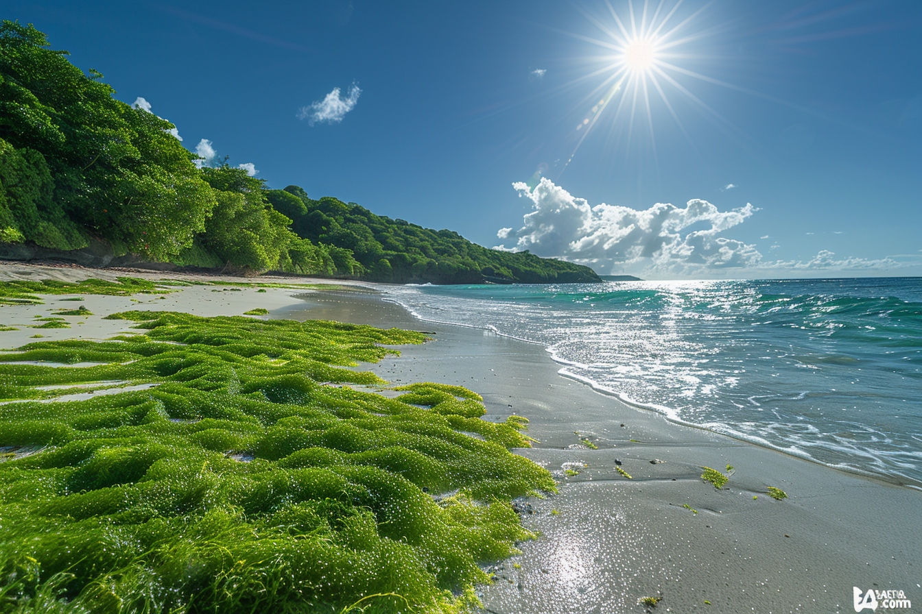 Le phénomène des algues sargasses : impact sur les côtes guadeloupéennes