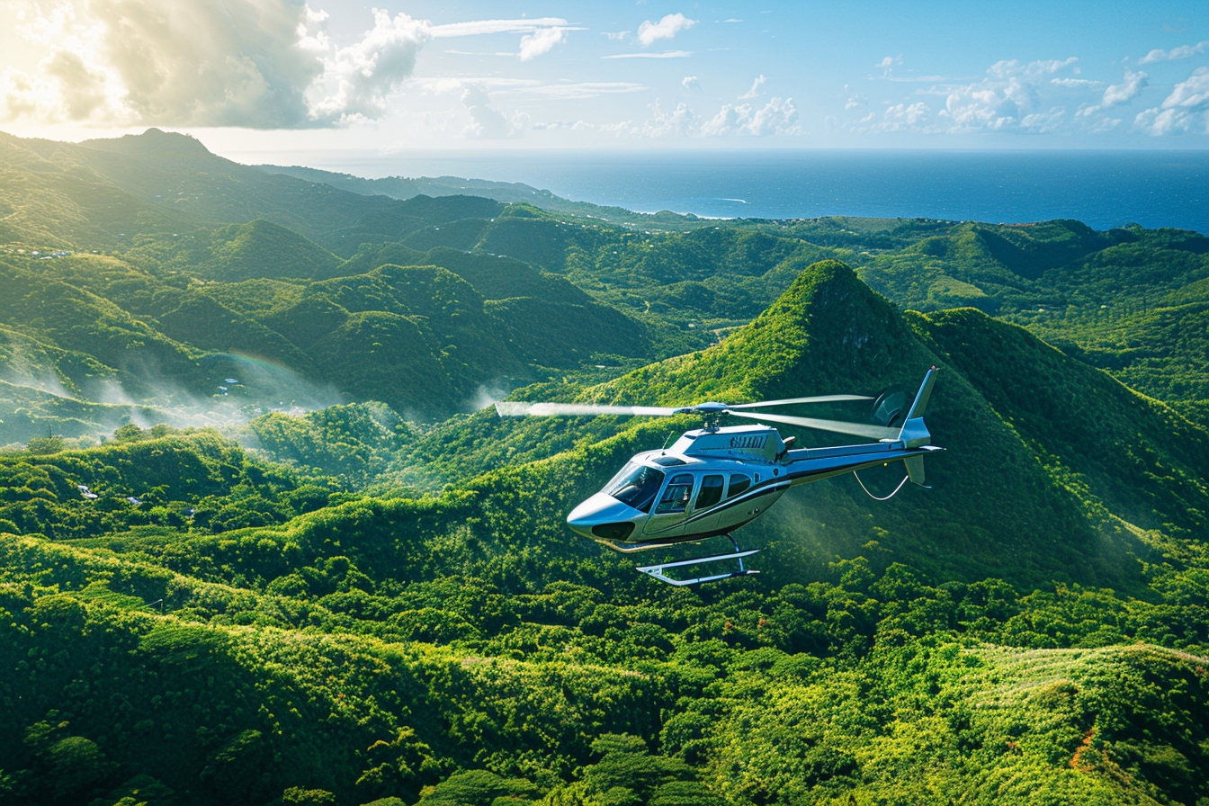 Survol en hélicoptère de la Guadeloupe : une expérience aérienne mémorable à vivre